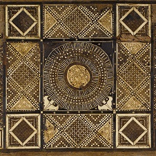 Inlaid wooden panel, eighth century, probably Egypt. Metropolitan Museum, 37.103. Samuel D. Lee Fund